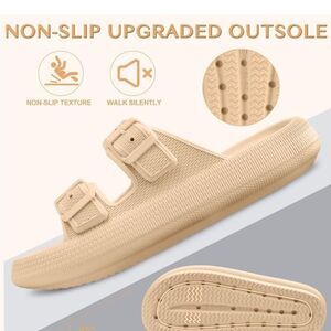 Women & Men Sandals Adjustable Home Bathroom Shower Shoes Size 42-43